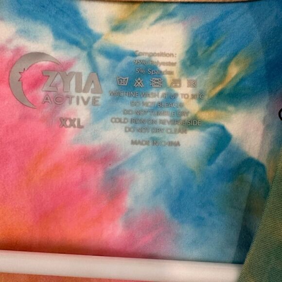 NEW Zyia hendrix kettle moon tie dye tank - Picture 5 of 5